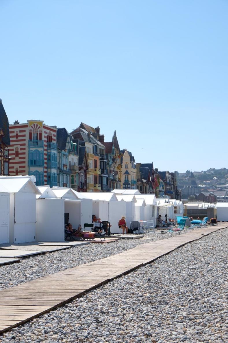 Villa Adele, Bow-Window Vue Mer - Appt 02 Mers-les-Bains Buitenkant foto