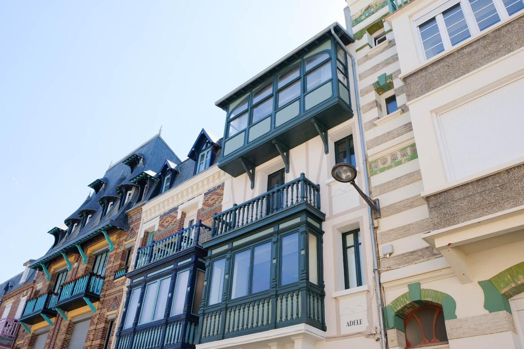 Villa Adele, Bow-Window Vue Mer - Appt 02 Mers-les-Bains Buitenkant foto