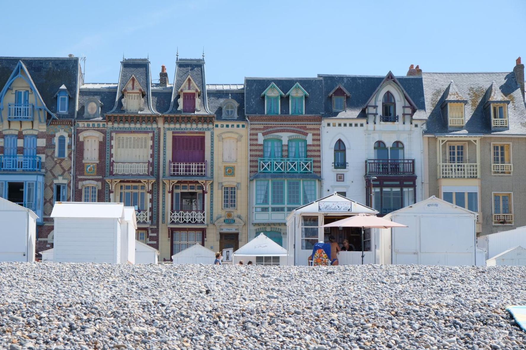 Villa Adele, Bow-Window Vue Mer - Appt 02 Mers-les-Bains Buitenkant foto