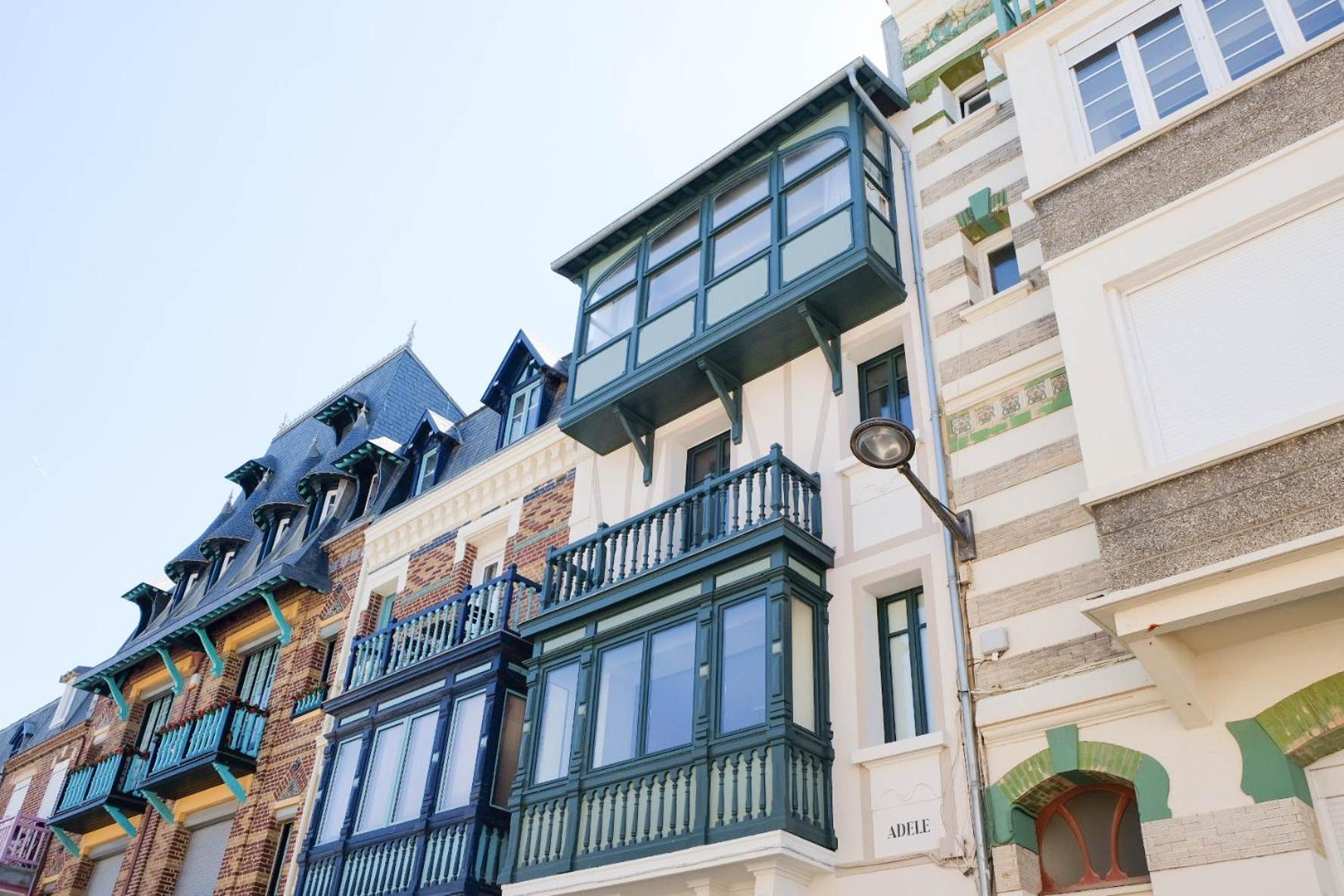 Villa Adele, Bow-Window Vue Mer - Appt 02 Mers-les-Bains Buitenkant foto